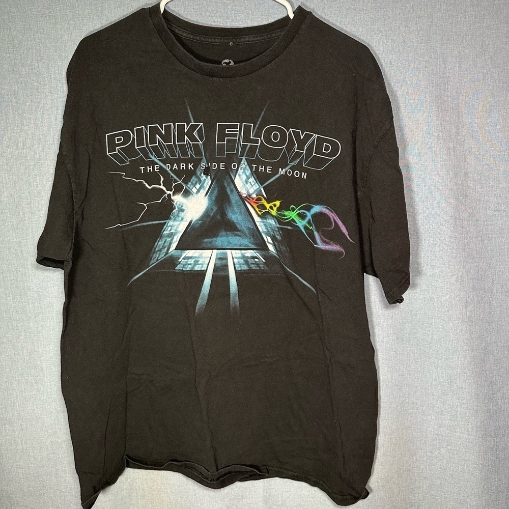 Pink Floyd Vintage T Shirt Black Pink Graphic size XL 2000s